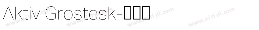 Aktiv Grostesk字体转换 Aktiv Grostesk字体转换